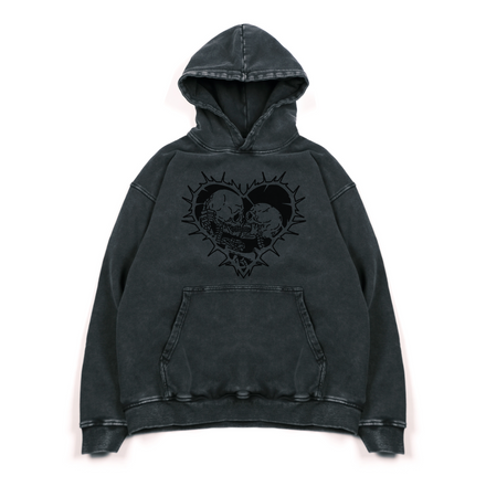 Broken Heart Hoodie(Dark Grey)