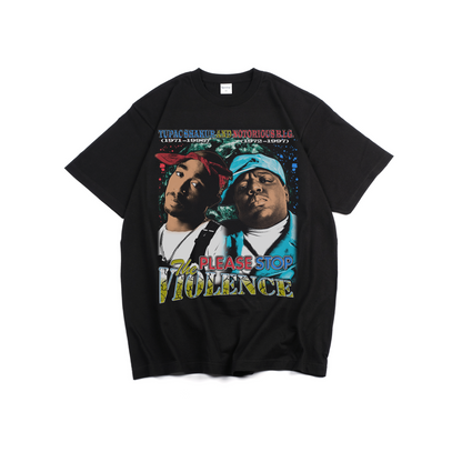 Tupac & B.I.G Wolrd Peace Tee