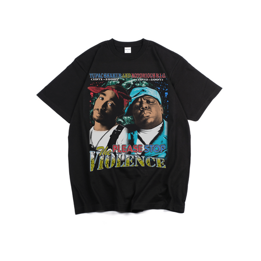 Tupac & B.I.G Wolrd Peace Tee