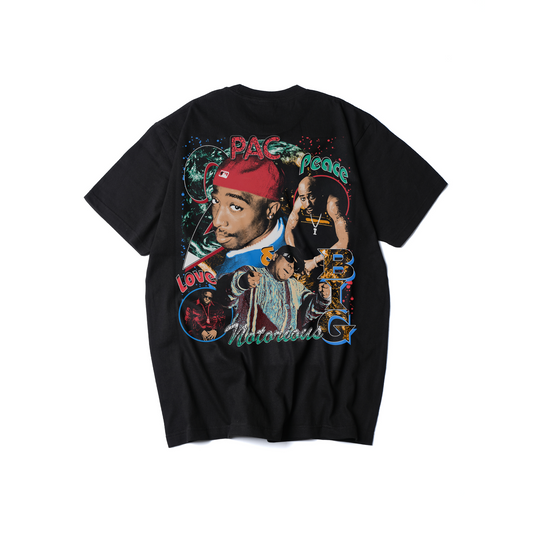 Tupac & B.I.G Wolrd Peace Tee