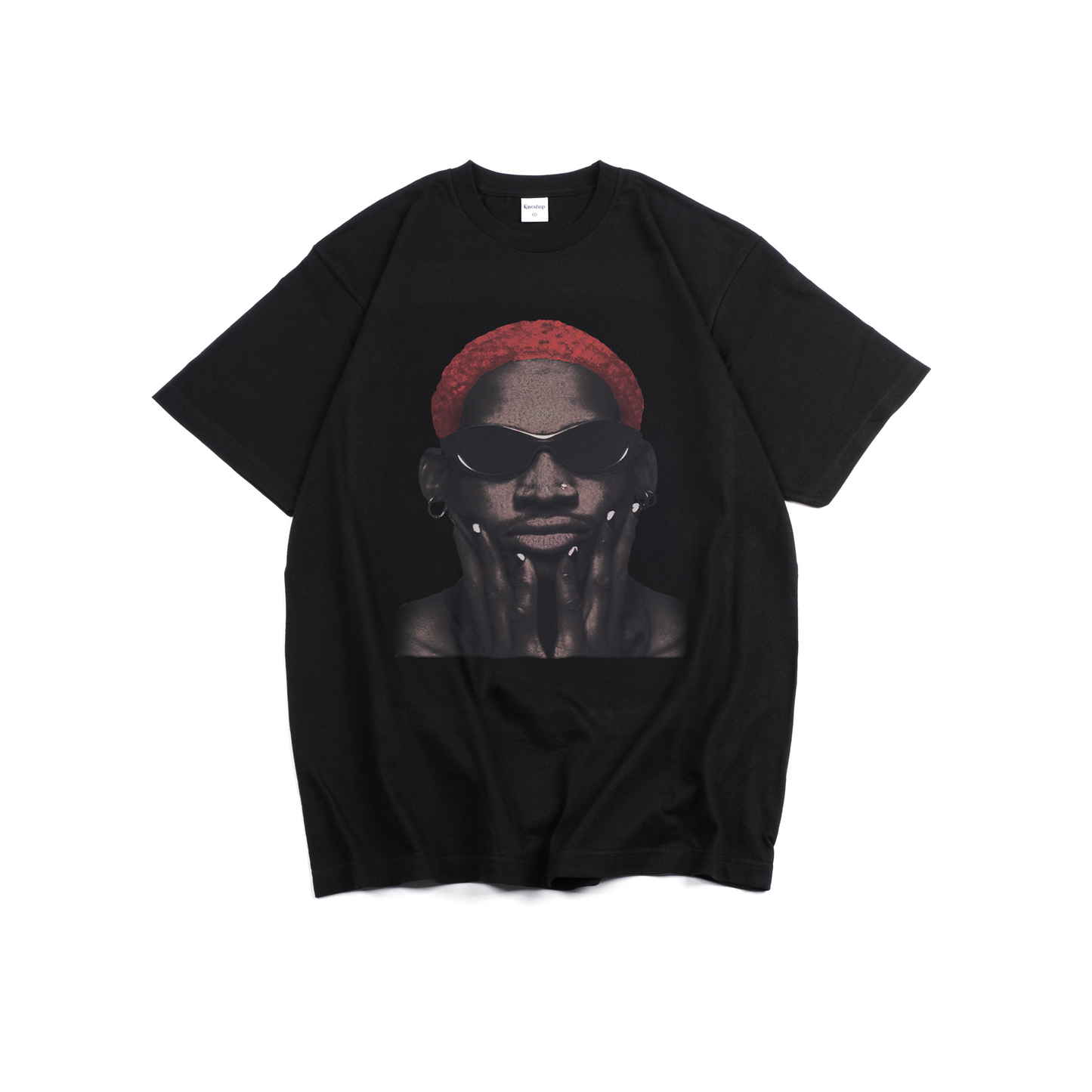 Dennis Rodman Red Hair Design