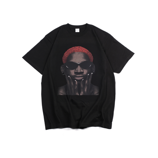 Dennis Rodman Red Hair Design